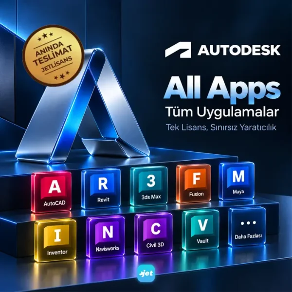Autodesk Tüm Uygulamalar lisans satın al – AutoCAD, Revit, 3ds Max, Maya