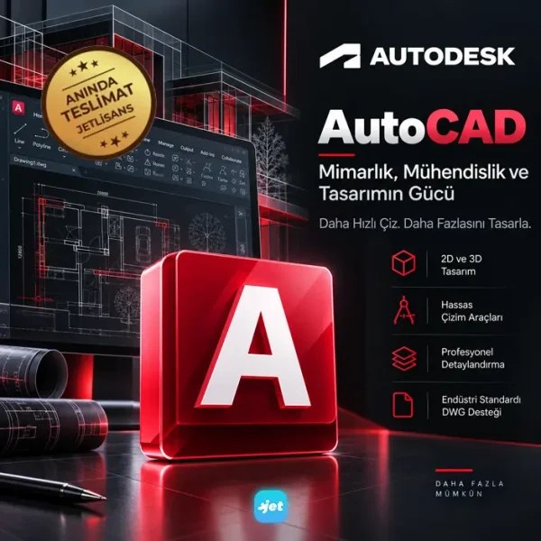 Autodesk AutoCAD 2027 lisans satın al – Windows ve Mac