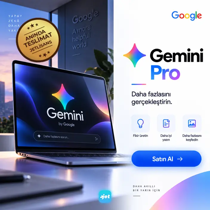 Google AI Pro Gemini Pro satın al – aile daveti ile 1, 3, 6 aylık üyelik